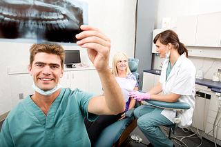 dental hygienists smiling