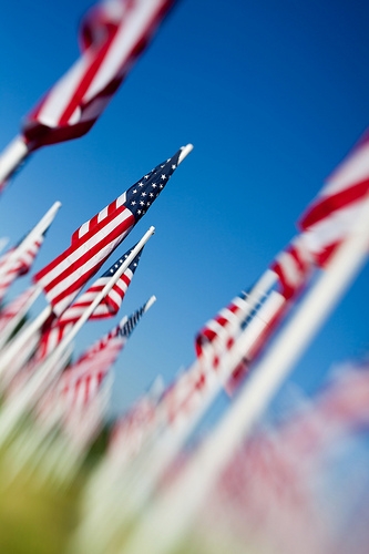 holiday memorial day flag