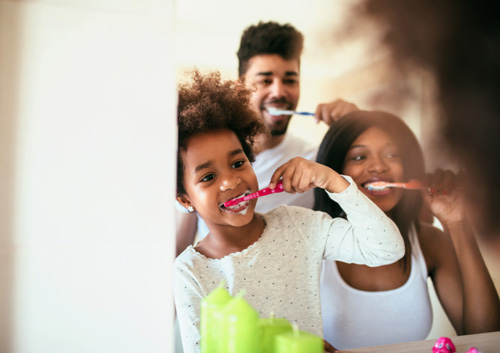 Tooth brushing